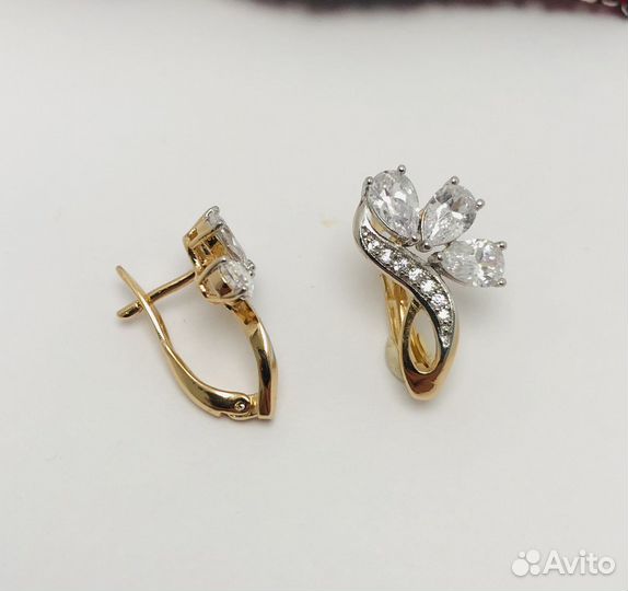 Серьги из медицинского сплава