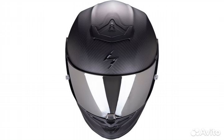 Мотошлем EXO-R1 carbon AIR solid, цвет карбон мат