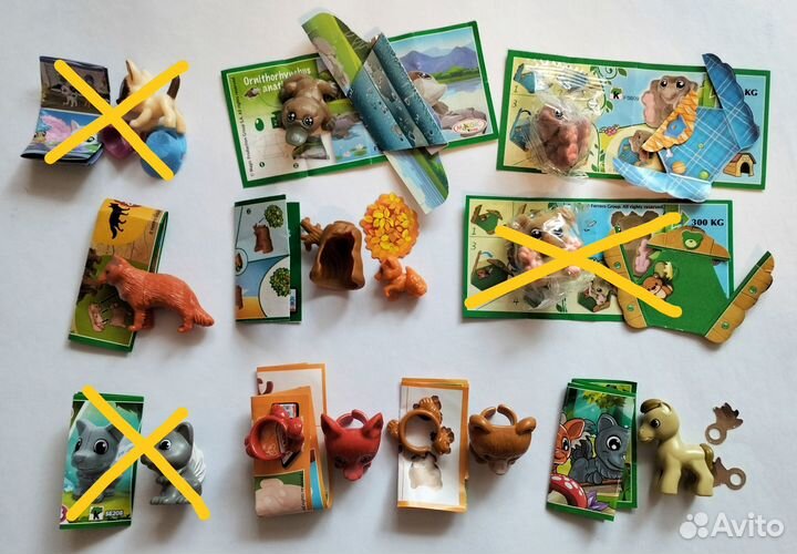 Киндер 4 - игрушки с вкладышами