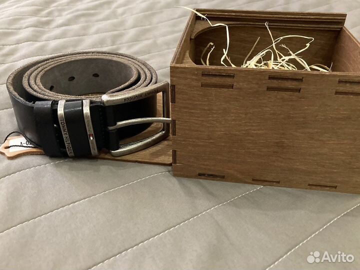 Ремень мужской кожаный новый