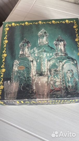 Графин с рюмками новые