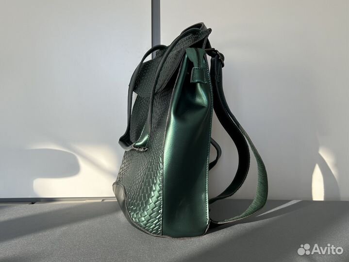 Cумка-рюкзак А4 кожа