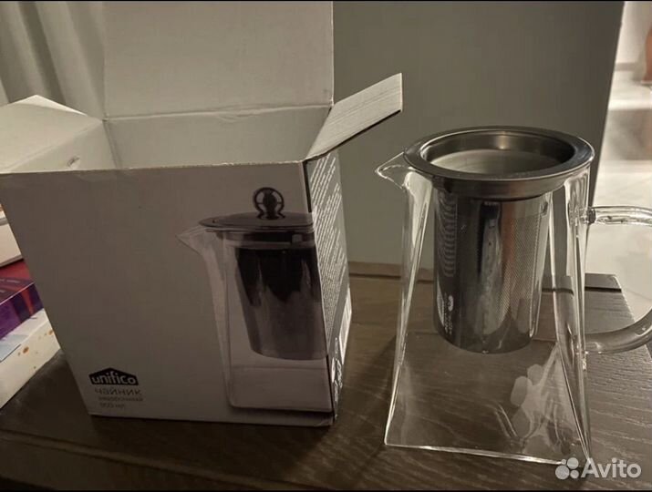 Чайник заварочный стеклянный