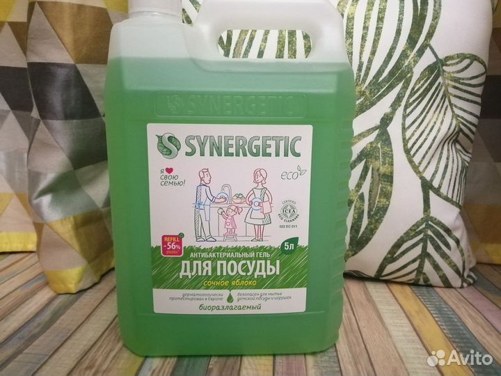 Synergetic 5 литров моющее средство для посуды