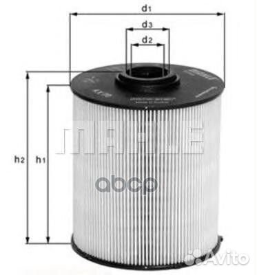 Фильтр топливный KX1821D Mahle/Knecht