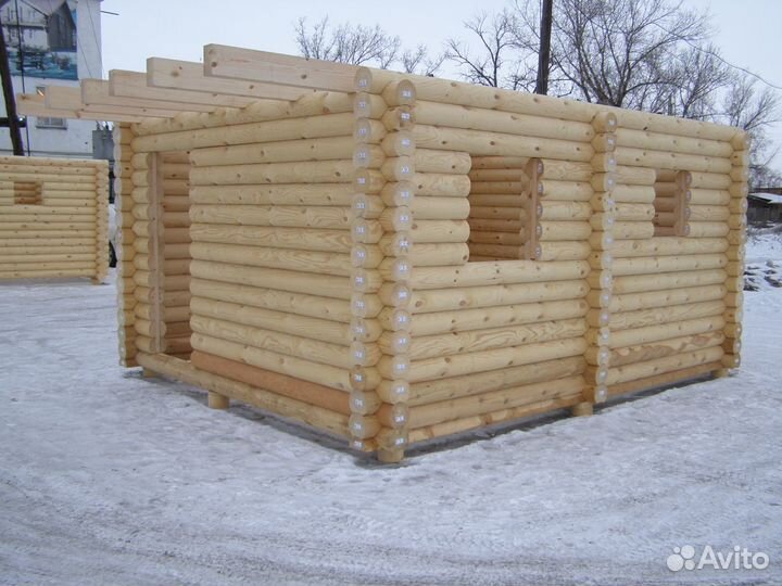 Изготовление срубы домов, бань