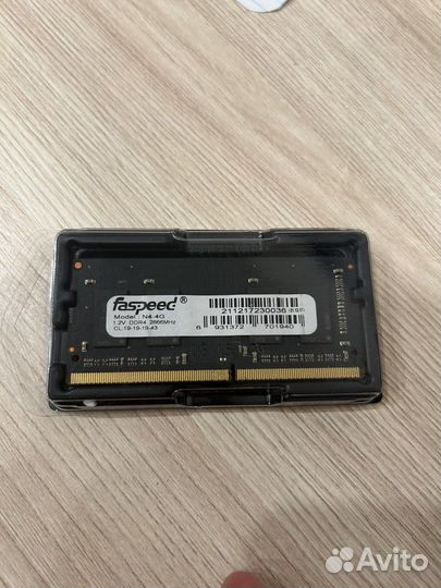 Оперативная память ddr4 4gb 2666 sodimm