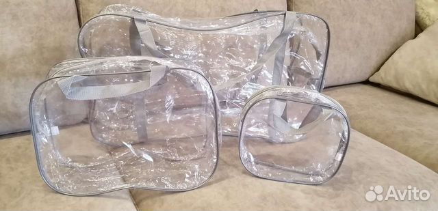 Прозрачная сумка в роддом