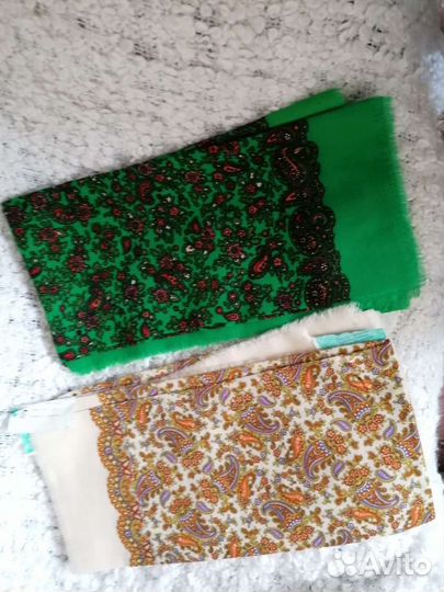 Платки Ткань шерсть 100