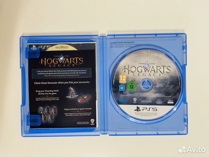 Hogwarts Legacy PS5, игра на диске