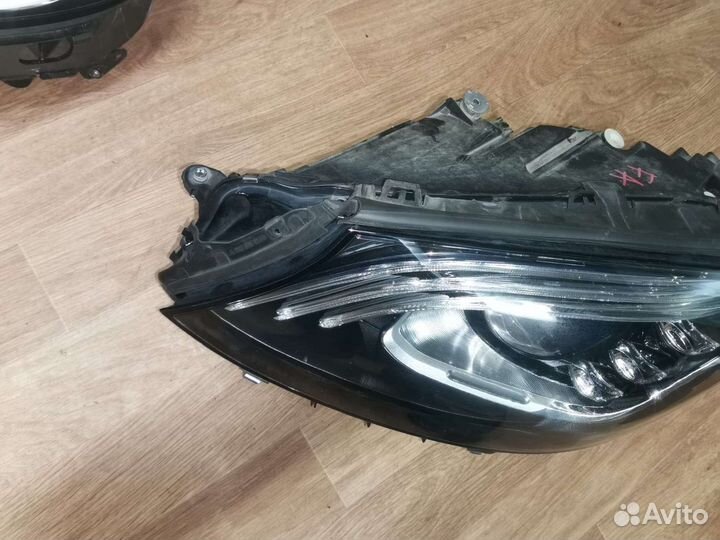 Mercedes W222 фара левая рестайлинг неоригинал бу