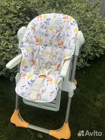 Стульчик для кормления chicco polly