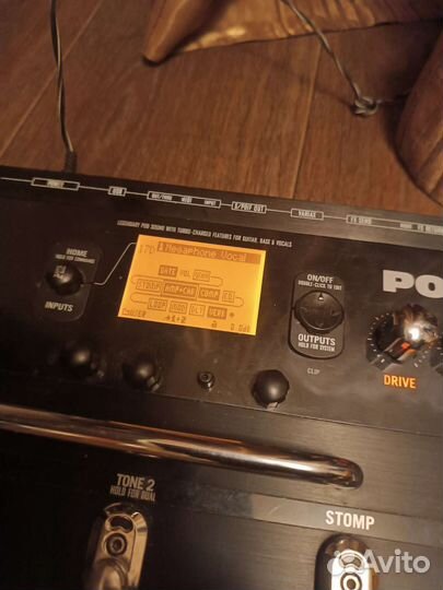 Гитарный, вокальный, басовый процессор pod x3 live