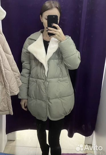 Пуховик зимний женский