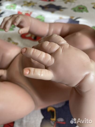 Кукла реборн силиконовая мальчик