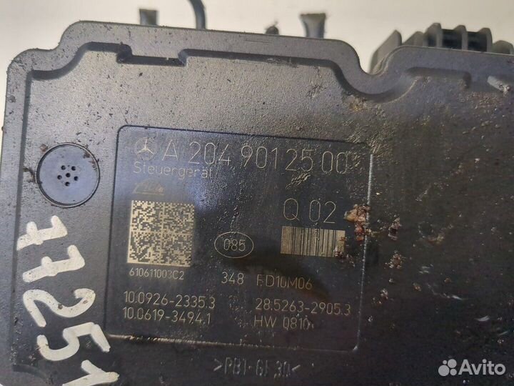 Блок абс, насос Mercedes C W204, 2010