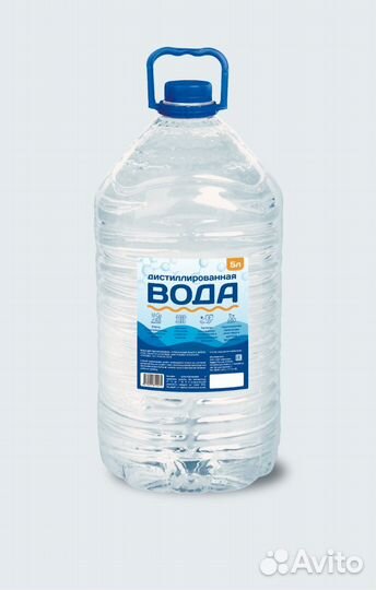 Вода дистиллированная для утюгов, отпаривателей