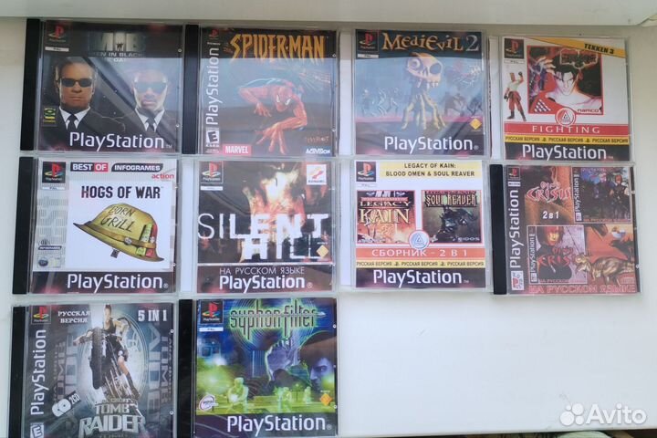 Игры для Sony PlayStation one, 1, диски для ps1