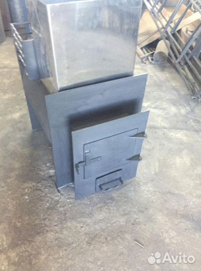 Печь из трубы 530. Горизонтальная