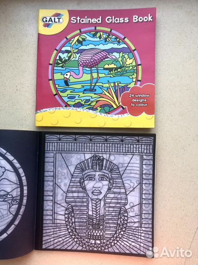 Книга трафаретов витражей galt