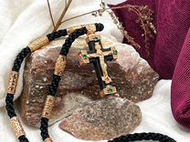 Крест православный с камнями