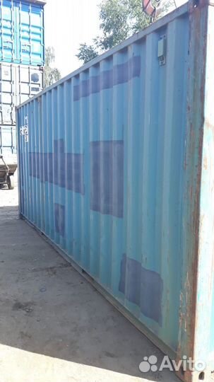 Морской контейнер высокий