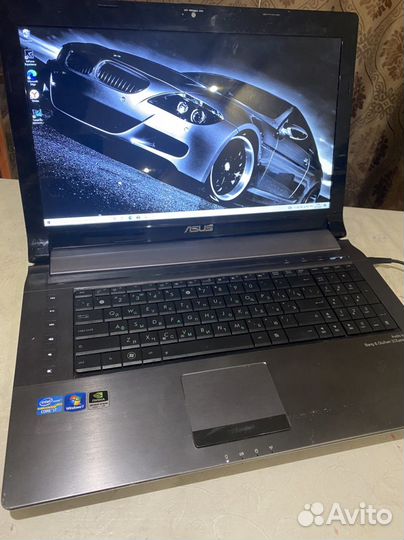Игровой ноутбук 17.3 asus i7/8гб/512гб(ssd) +512hd