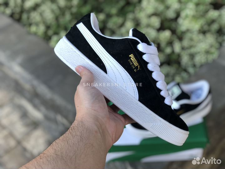 Кроссовки Puma Suede XL Black White