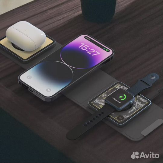 Беспроводная зарядная станция Deppa Fold Magsafe