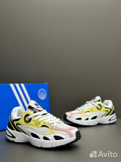 Кроссовки Adidas Astir Yellow White