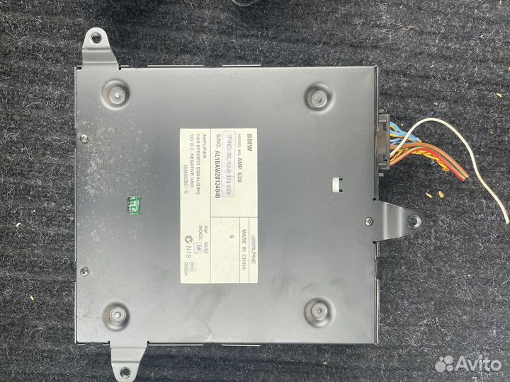 Bmw e39 усилитель звука