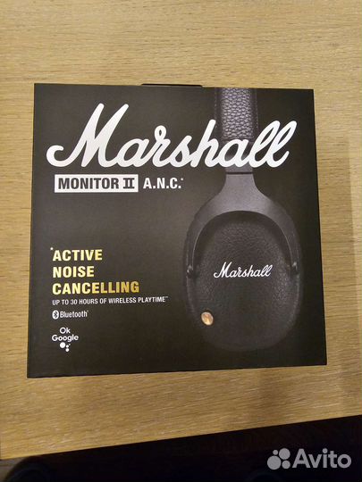 Беспроводные наушники marshall monitor II A.N.C