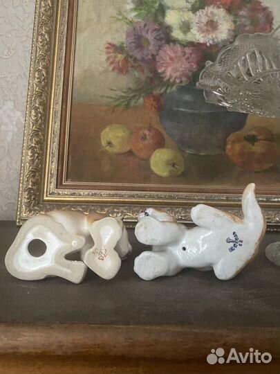 Статуэтки фарфор лфз Вербилки 2 шт
