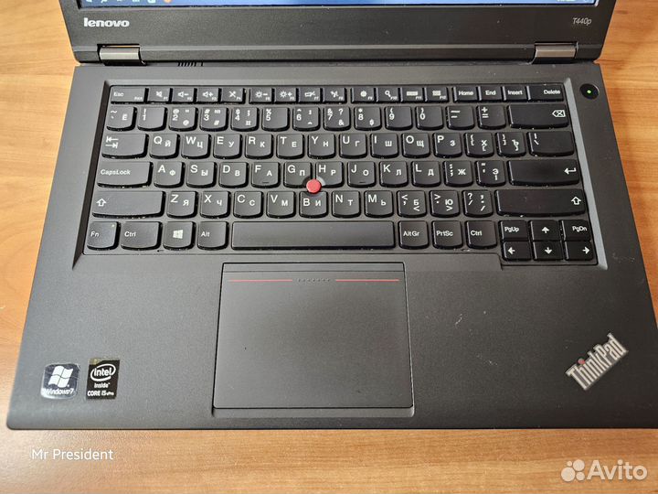 Ноутбук lenovo thinkpad T440p - i5(4) /8/240 ssd