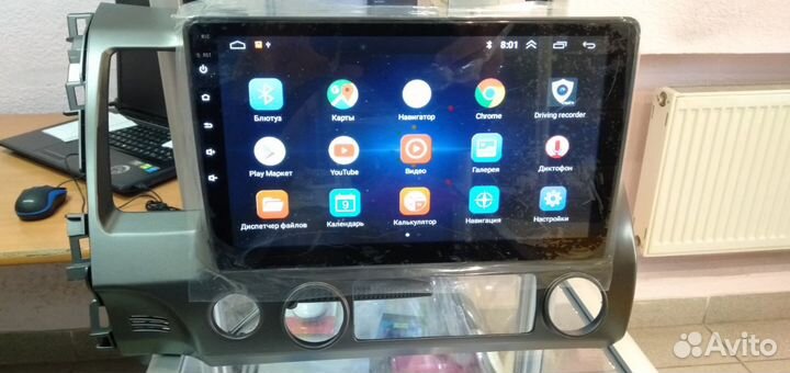 Автомагнитола android Honda Civic 4D 2006+