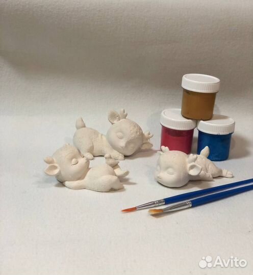 Гипсовые фигурки для раскрашивания 