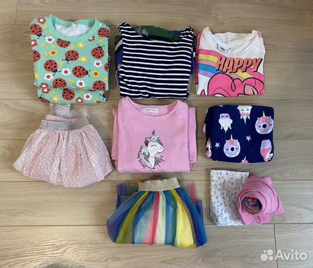 Вещи пакетом для девочки 110-116