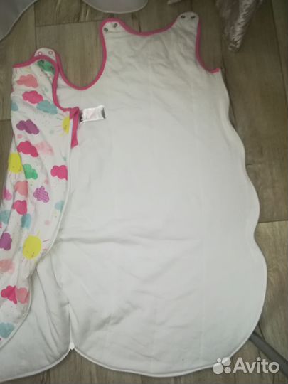 Спальный тёплый мешок mothercare 80рр