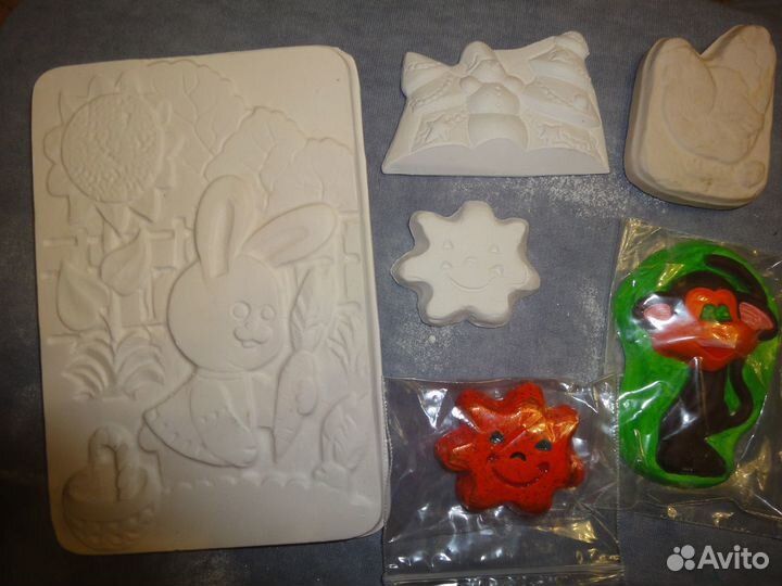 Гипсовые фигурки для раскрашивания