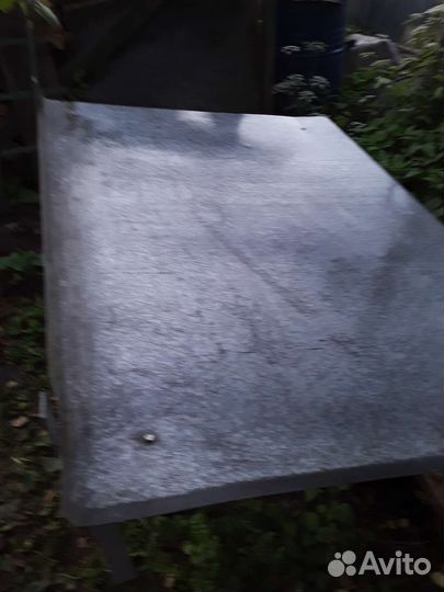 Козырек над дверью бу из оцинковки 150х110