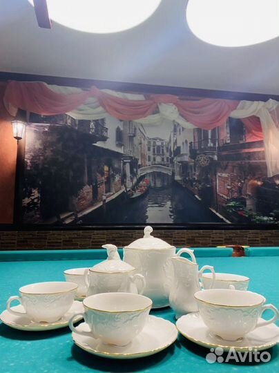 Сервиз чайный 6 перс. 220мл. Фарфор