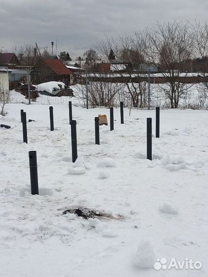 Свайно винтовой фундамент