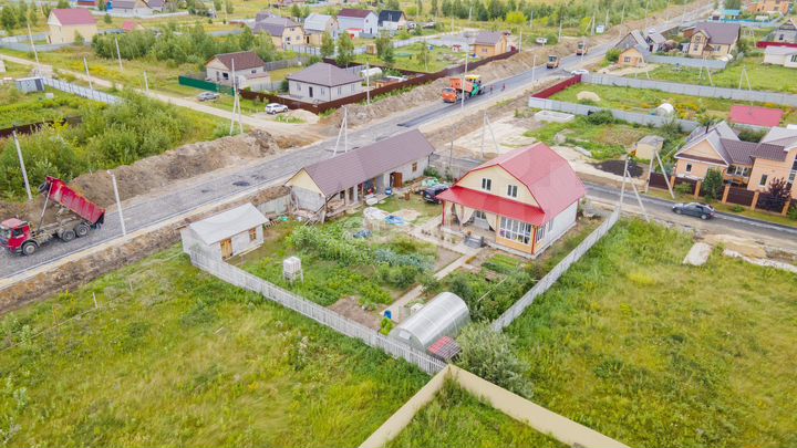 Дом 97,4 м² на участке 9,8 сот.