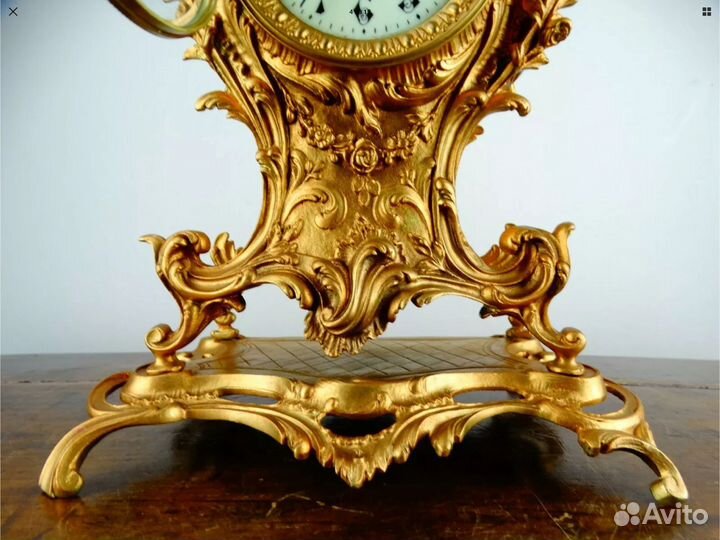 Часы каминные French Rococo Louis XV-Georges Verge