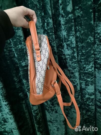 Orange Women's Backpack by David Jones