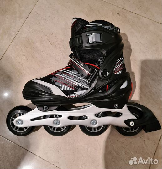 Ролики roces yuma 36-40 + экипировка + сумка