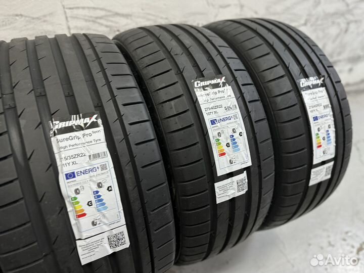 Gripmax SureGrip Pro Sport 275/40 R22 и 315/35 R22 107Y
