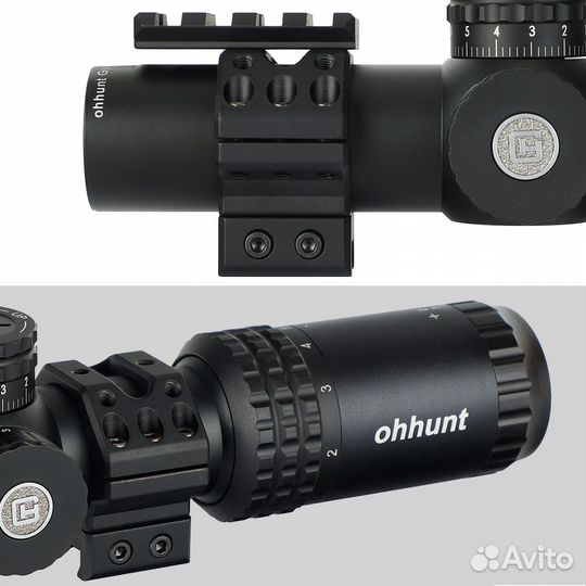 Кольца Weaver высокие (D-25-30 мм) Ohhunt с планк