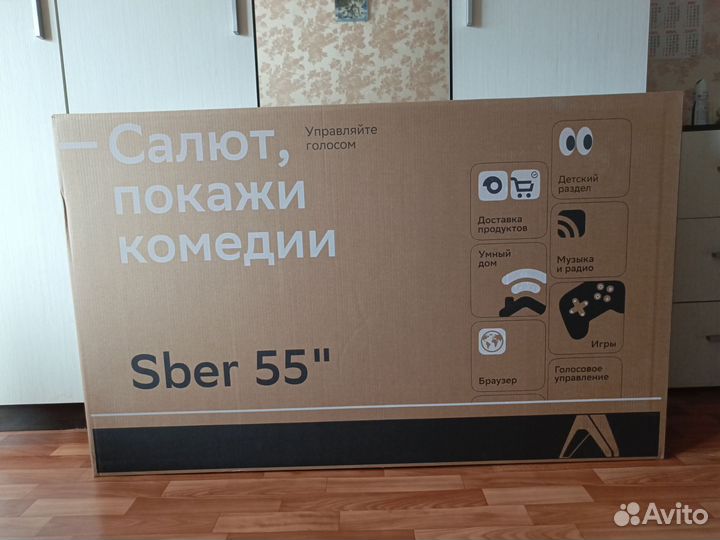 Телевизор Sber SDX-55U4127, 55