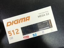 SSD NVMe 512GB Digma S3 M.2 на гарантии